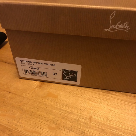 Christian Louboutin  Ottocarl 100 Veau Velours  37 - Picture 6 of 7